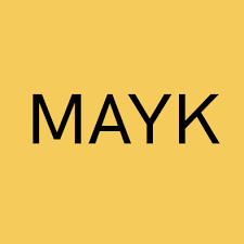 A logo for MAYK.